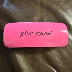 Betsey Johnson Hot Pink Eyeglasses Holder